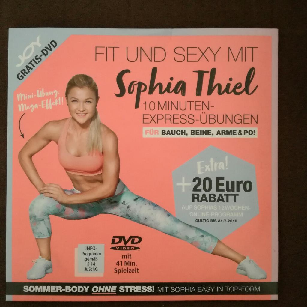 Fitness Workout DVD von Sophia Thiel in 68549 Ilvesheim f r 1 00