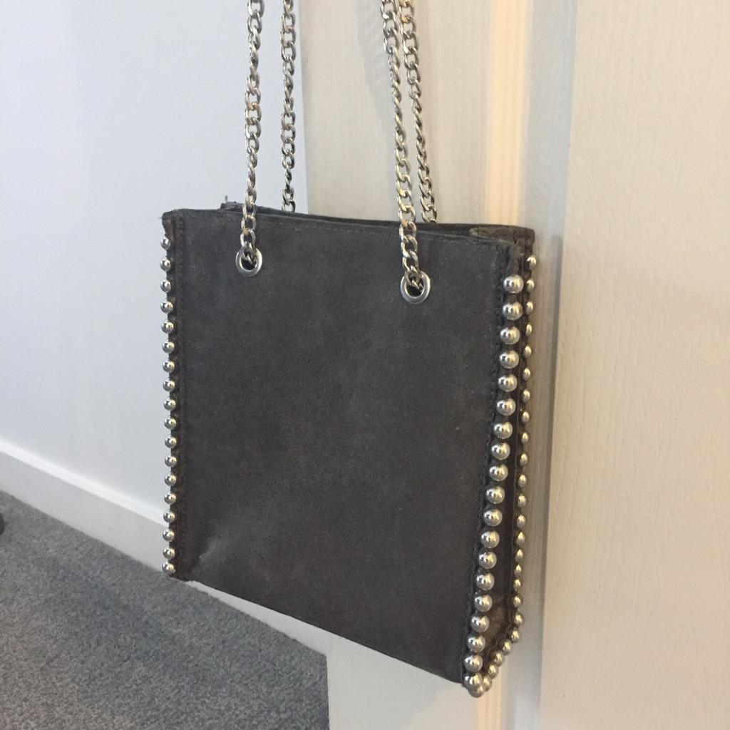 Zara mini studded tote hotsell