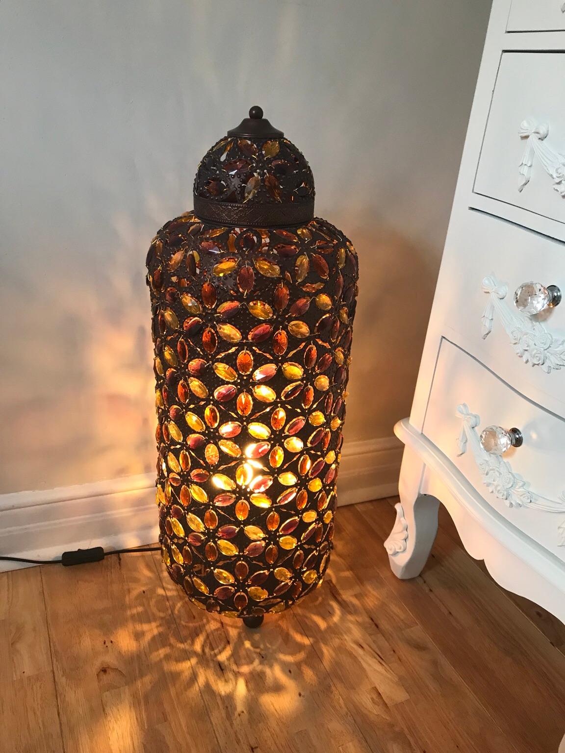 Jewelled floor store lantern