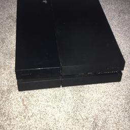 Hi I am selling a PS4 cheap due to upgrade.Bought new 500gb couple of years ago.
This PS4 only supports wired controllers or if you choose wireless it lags.
Wireless controllers sell For about £15 anywhere.
The PS4 doesn’t read disk and costs about £20 to fix
Fan can get loud after 2+ hours of continuous playing
So I am selling this PS4 console (only) which has 2 problems
I have controllers and games so feel free to ask
You are grabbing your self a bargain 120+ fix and £15 pound
Very good deal