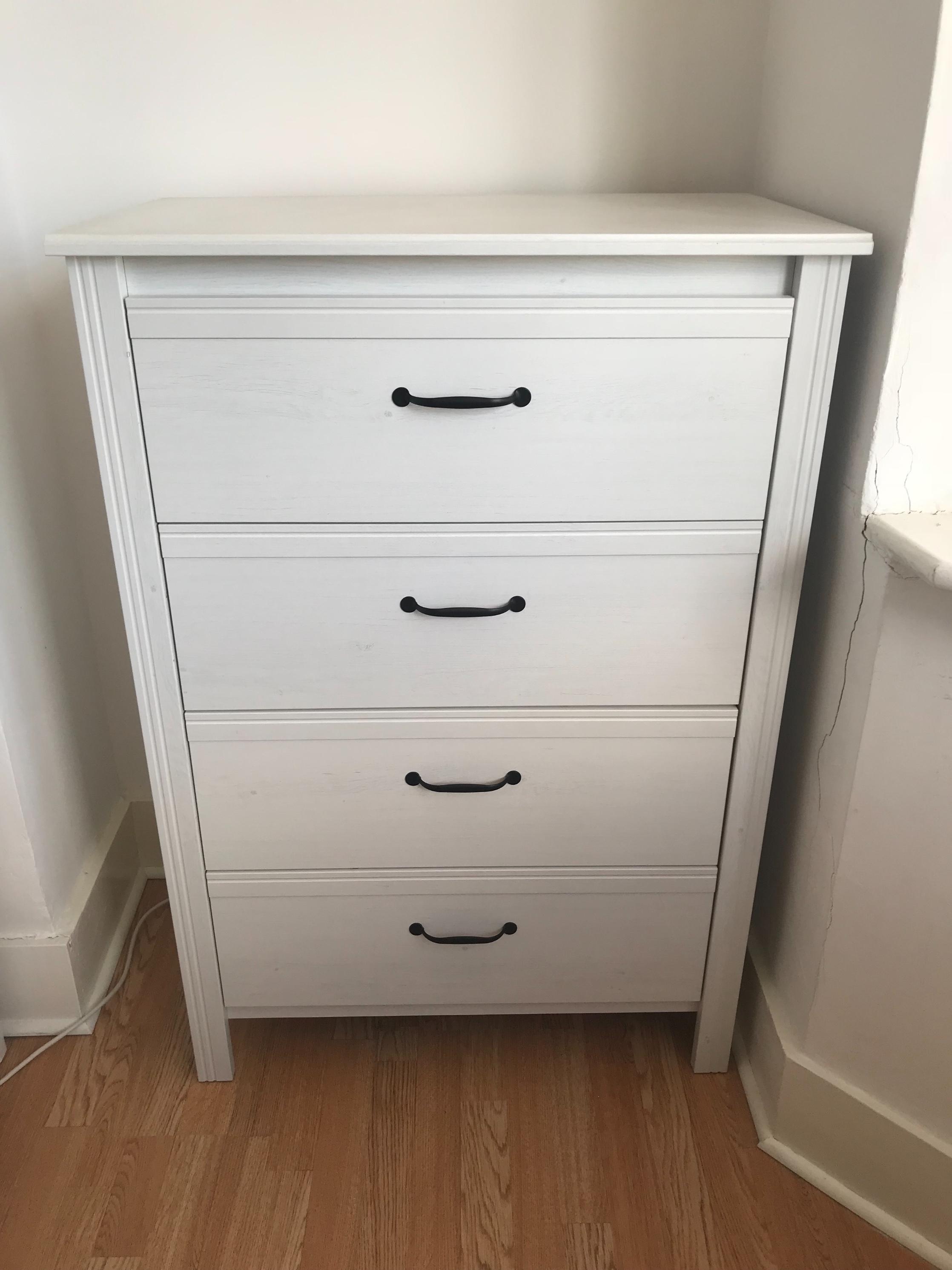 Ikea Brusali Chest of Drawers white 4 drawers in W13 Ealing for £60.00