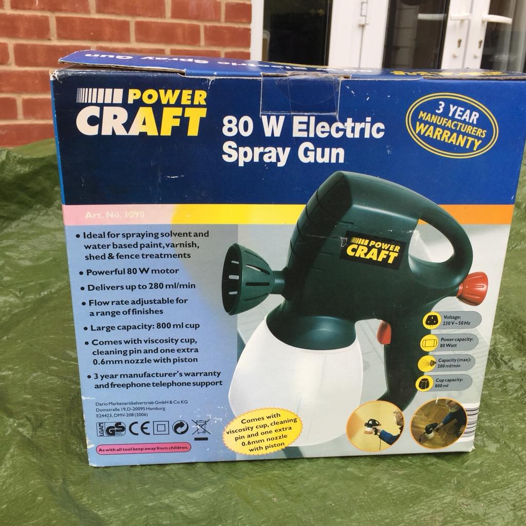 Power Craft 80W Electric Spray Gun in South Norfolk for £10.00 for sale