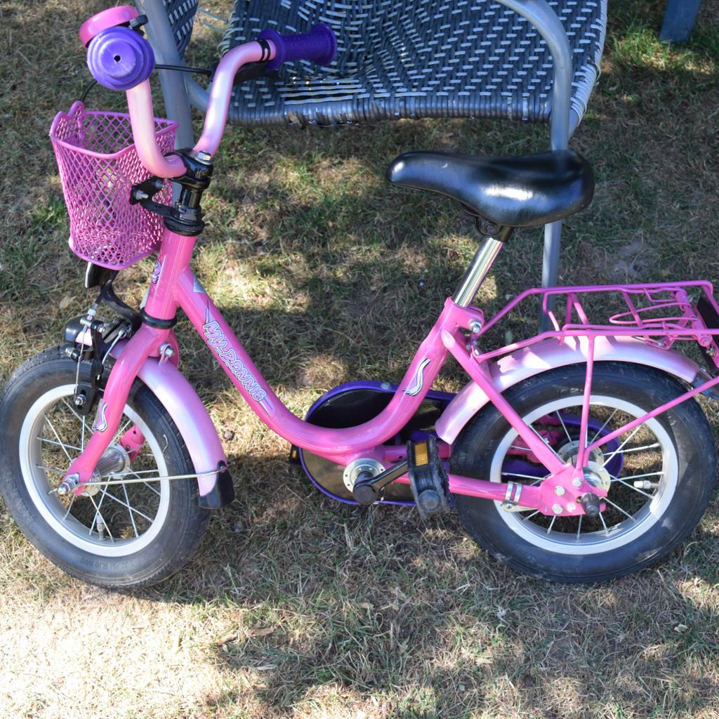  Foto zu Kinderfahrrad 12 Zoll mit Stützräder in 35108 Allendorf für € 80,00 zum 