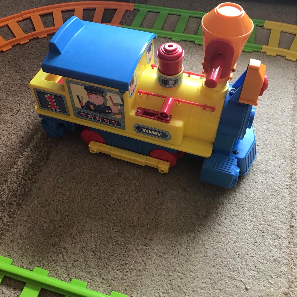 Tomy ride 2024 on train