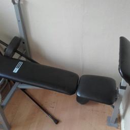 Pro Fitness Weight Bench with 6x 30kg weights