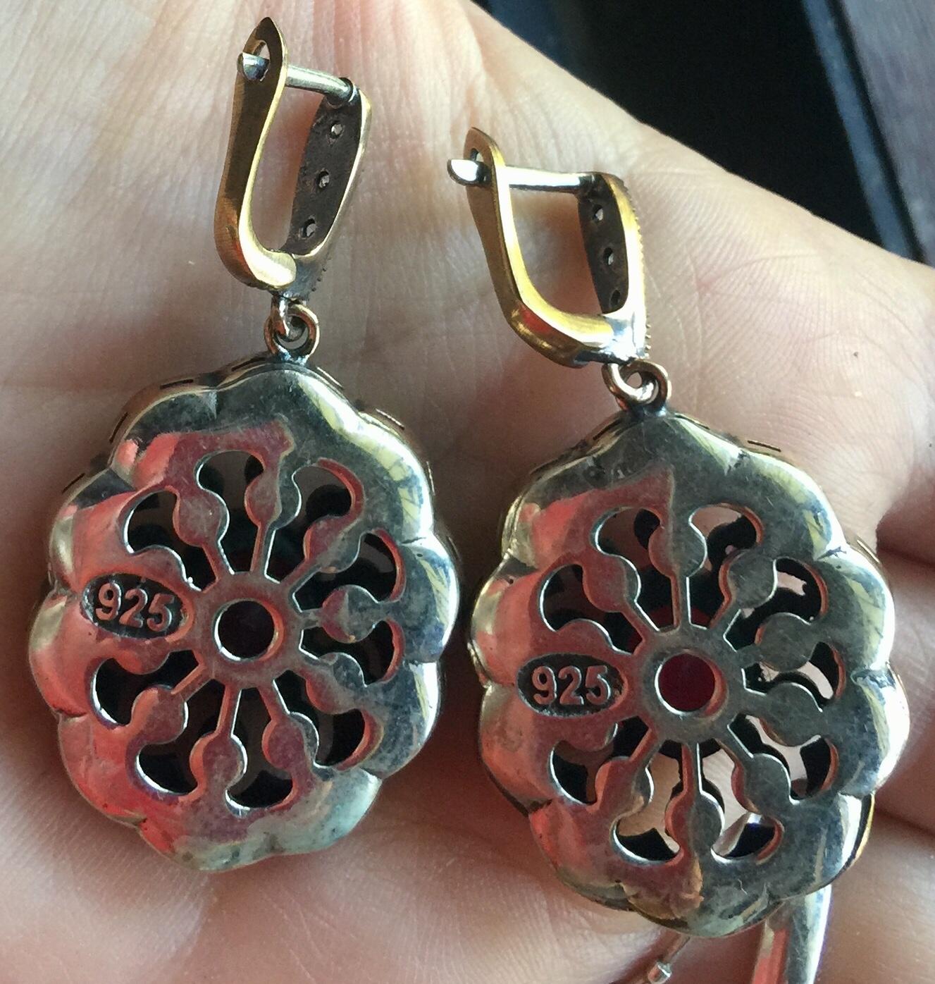 Orecchini Unisex Hip Hop Rotondi CZ Orecchini A Bottone Placcati In - Foto 6