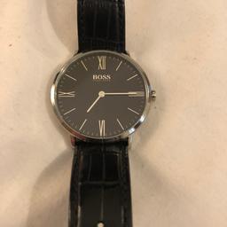 Hugo boss watch with leather strap. Fantastic condition. I am also selling 3 other watches.