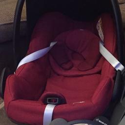 Maxi-Cosi Pebble Car Seat
Comes with newborn baby seat insert and car mirror.
Like new.
Smoke and pet free home.