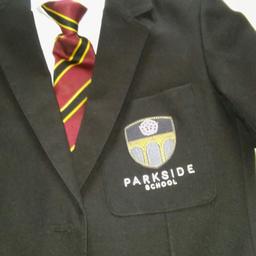 Girls parkside uniform and pe kit age 11 to 12 blazer blouse tie pe kit as skirt with bilt in shirts hoody shirt and socks all in good condition blazer as 1 button missing collection only