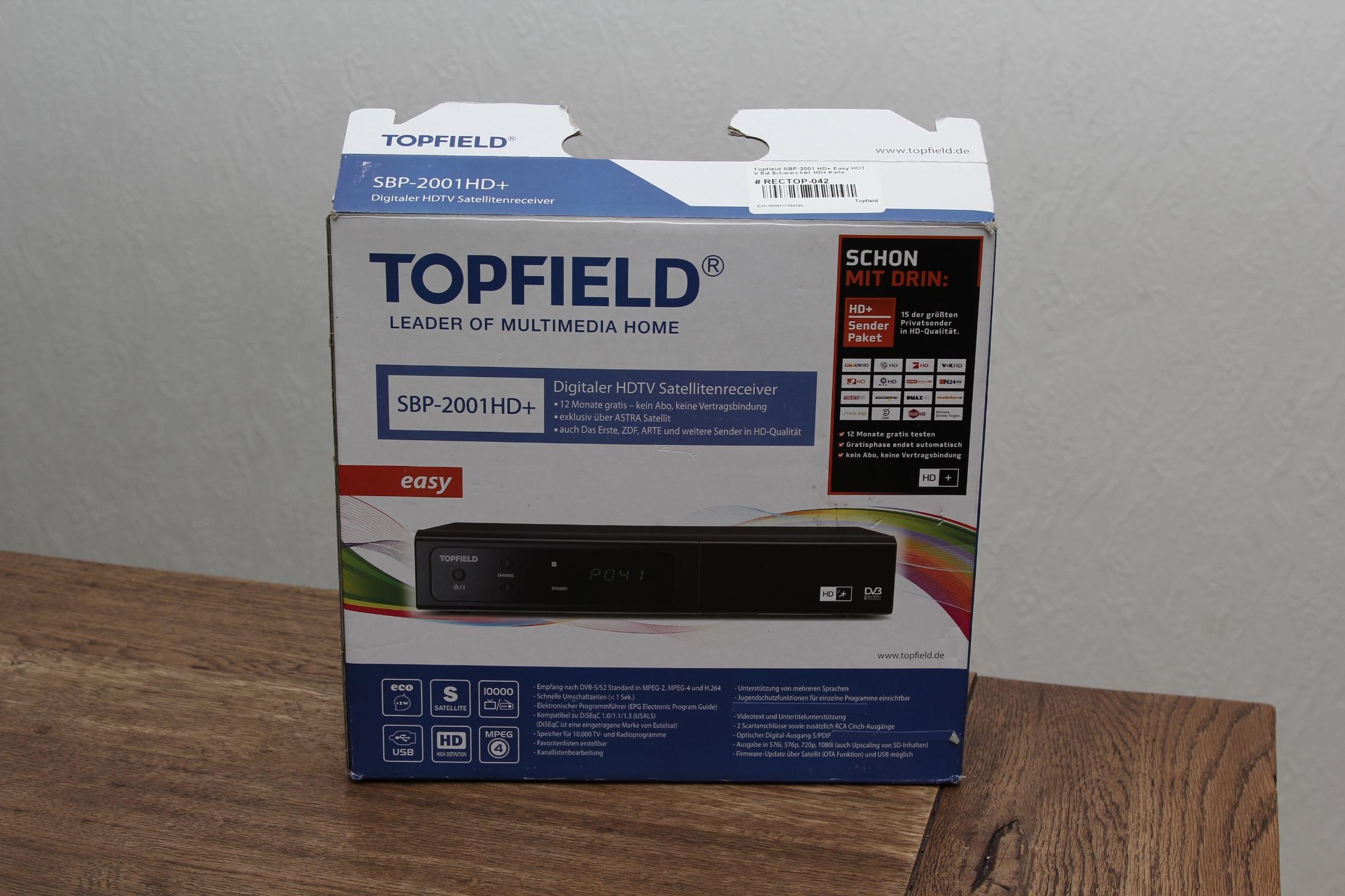 HD Reciever - Topfield SBP-2001 HD+ easy in 90431 Nürnberg für 49,00 ...