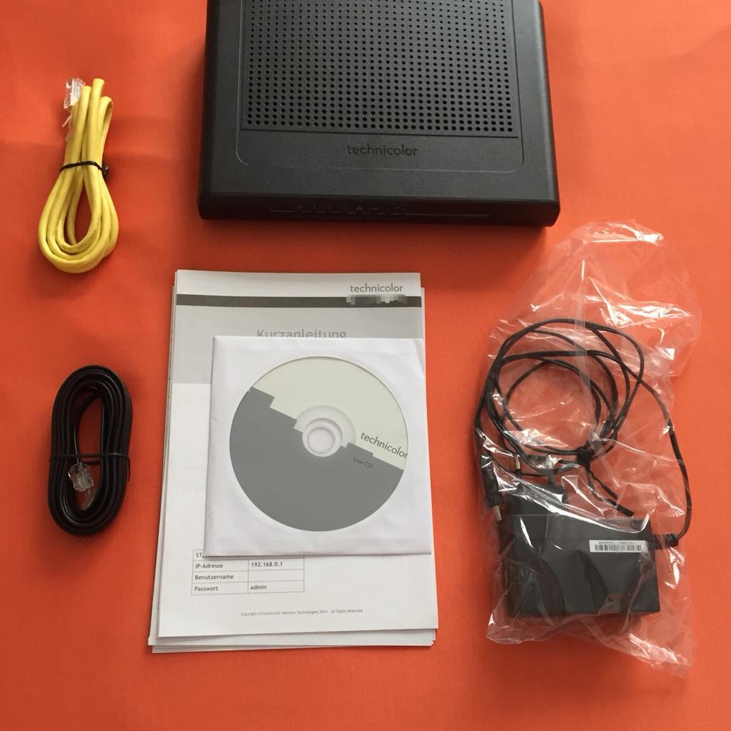 Technicolor TC7200.20 Kabelmodem mit WLAN in 81675 München for €20.00