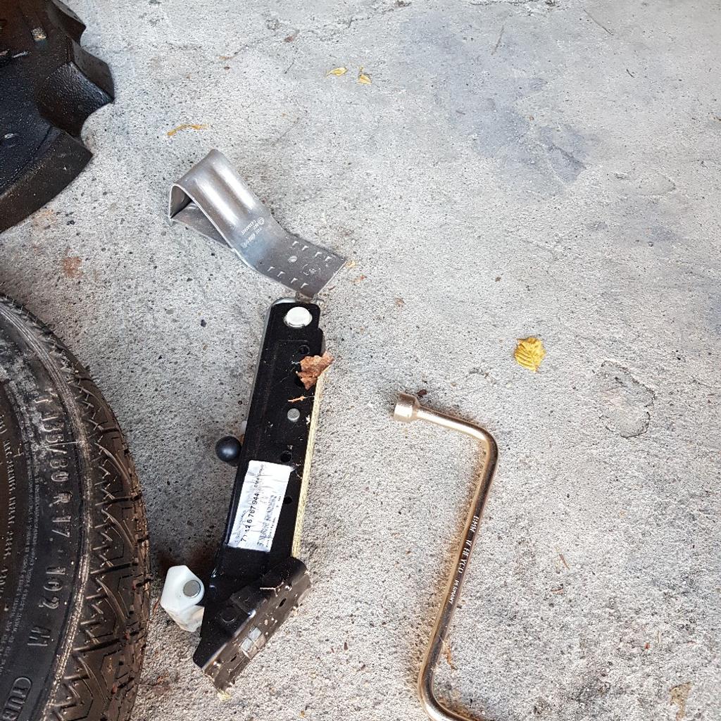 Original Skoda Octavia (5E) Werkzeug Reserverad Notrad Wagenheber