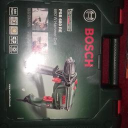 I have to sell in good condition Bosch hammer drill PSE680 RE. Used maybe just 10 times. Bosch comes with full set of  drills  like on picture. Less