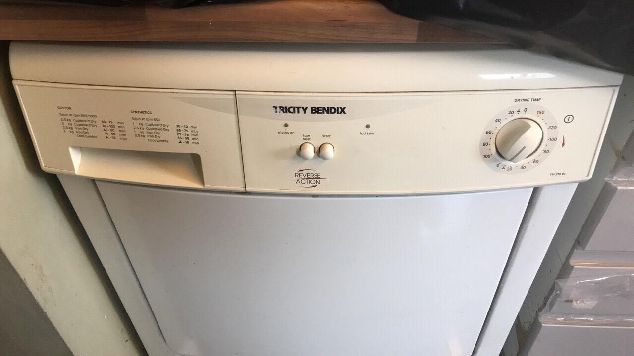 Tricity bendix condensor tumble dryer 600mm in CH44 Wirral for £30.00