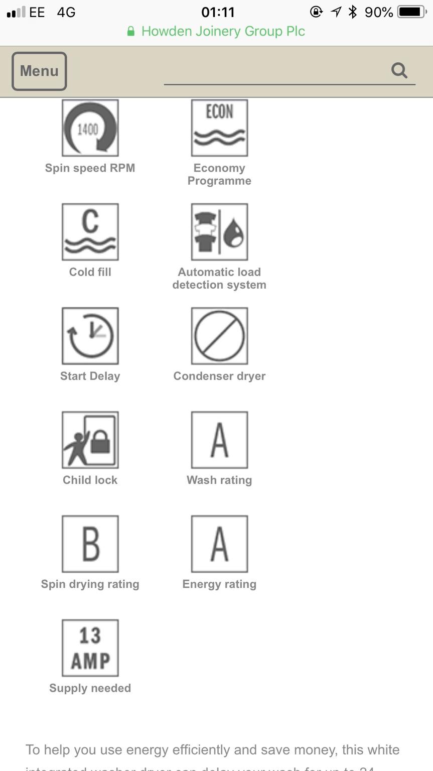 Washer / Dryer Lamona Code HJA8900 in EN5 for £150.00 for sale