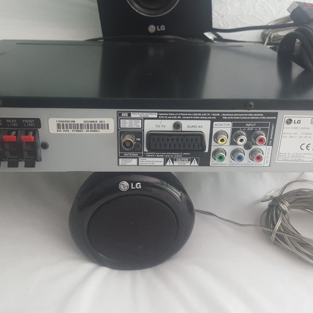 LG HT356SD DVD home cinema system in Harlow for £25.00 for sale Shpock