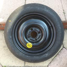 New space saver wheel for Ford Fiesta. Collection or delivery possible or local drop off. Open to offers