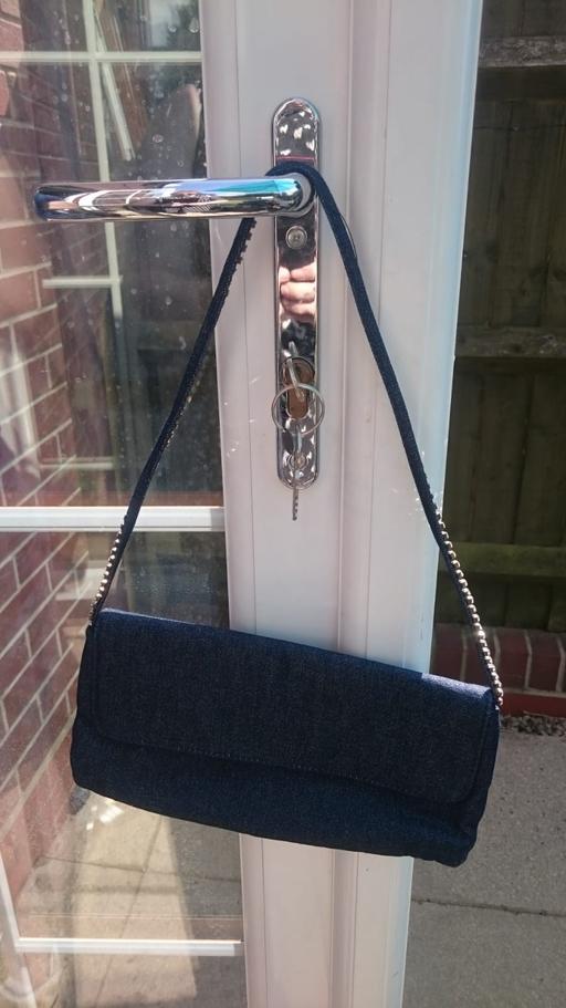 Buy & Sell West Midlands Wolverhampton - Photos for Demin look & glitter thread clutch handbag