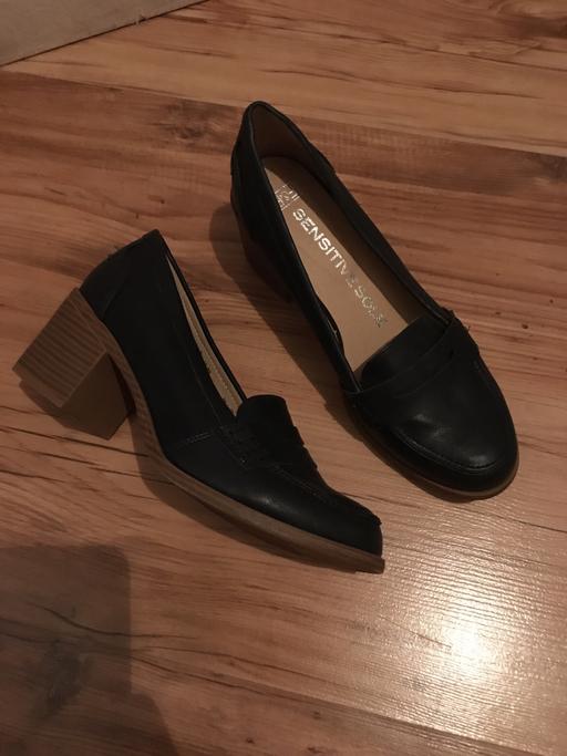 Buy & Sell West Midlands Sandwell - Photos for Size 5 sensitive sole black shoes thick heel