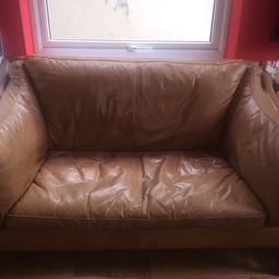 Hi , 
I have for sale real leather sofa 
Massive sofa
Very heavy 
Beautiful 
Very good condition 
Pic up only from Wandsworth