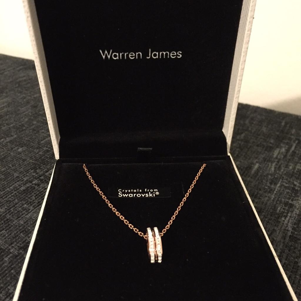 Warren james rose hot sale gold necklace