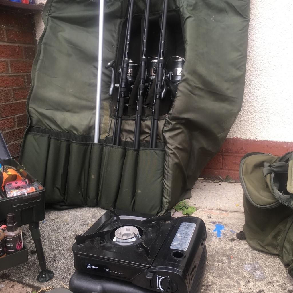 Carp fishing rods and reels in Manchester for £180.00 for sale