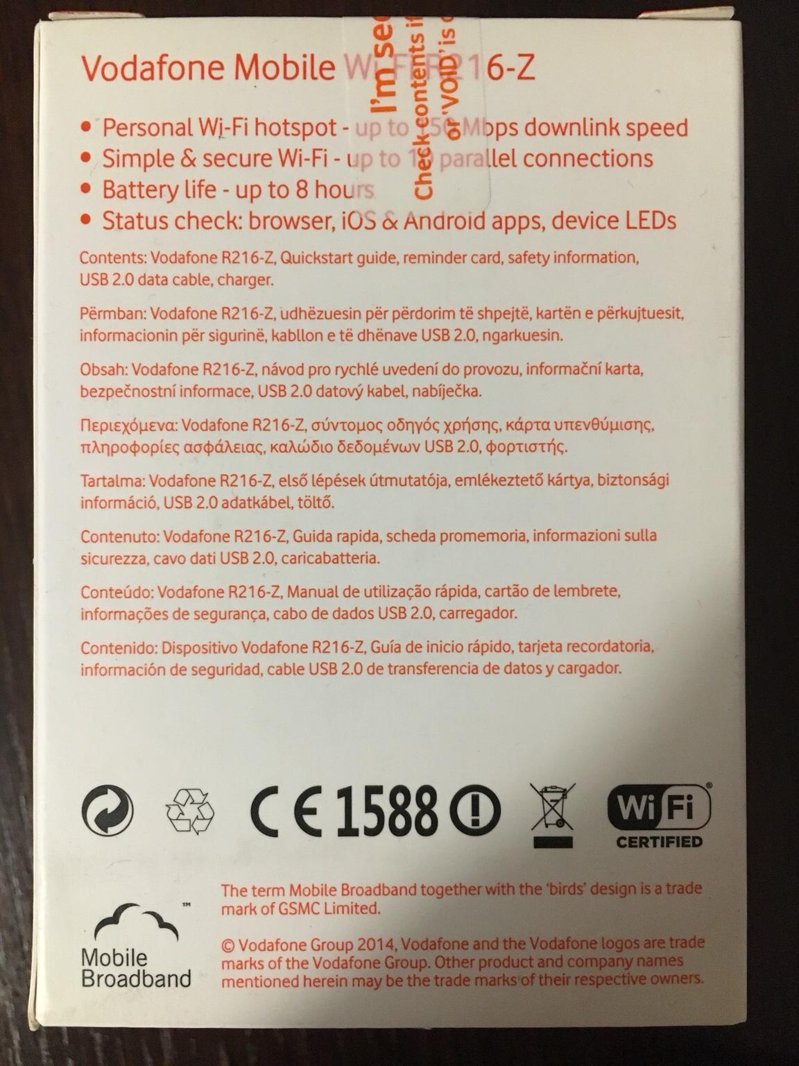 VODAFONE Modem Router Wi-Fi portatile 4g in 20095 Cusano Milanino for € ...