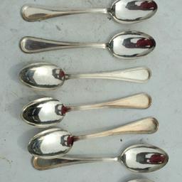 Set 12 cucchiaini placcati argento