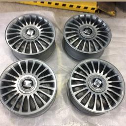 Seat Leon Cupra MK1 16” 5X100 Alloy wheels.
Will fit other cars eg. Golf, Skoda, Audi.
Sold the car while getting the wheels ready so now they have to go separately.

Freshly Refurbished. The wheels are in very good condition. No cracks or weld's.
Please see images for details.