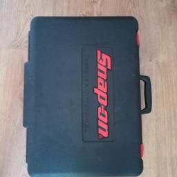 This is a snap on impact drill case originally.. I dont need the case anymore. In a good used condition.locks work