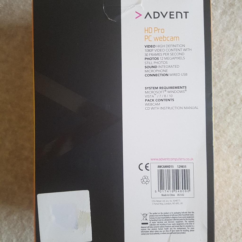 Advent Pro HD cam in Blaby für 12,00 £ zum Verkauf Shpock DE
