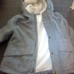 Lovely zara warm winter coat for boys size 3-4y

Good condition
Pet and smoke free home
Good condition
Collection only