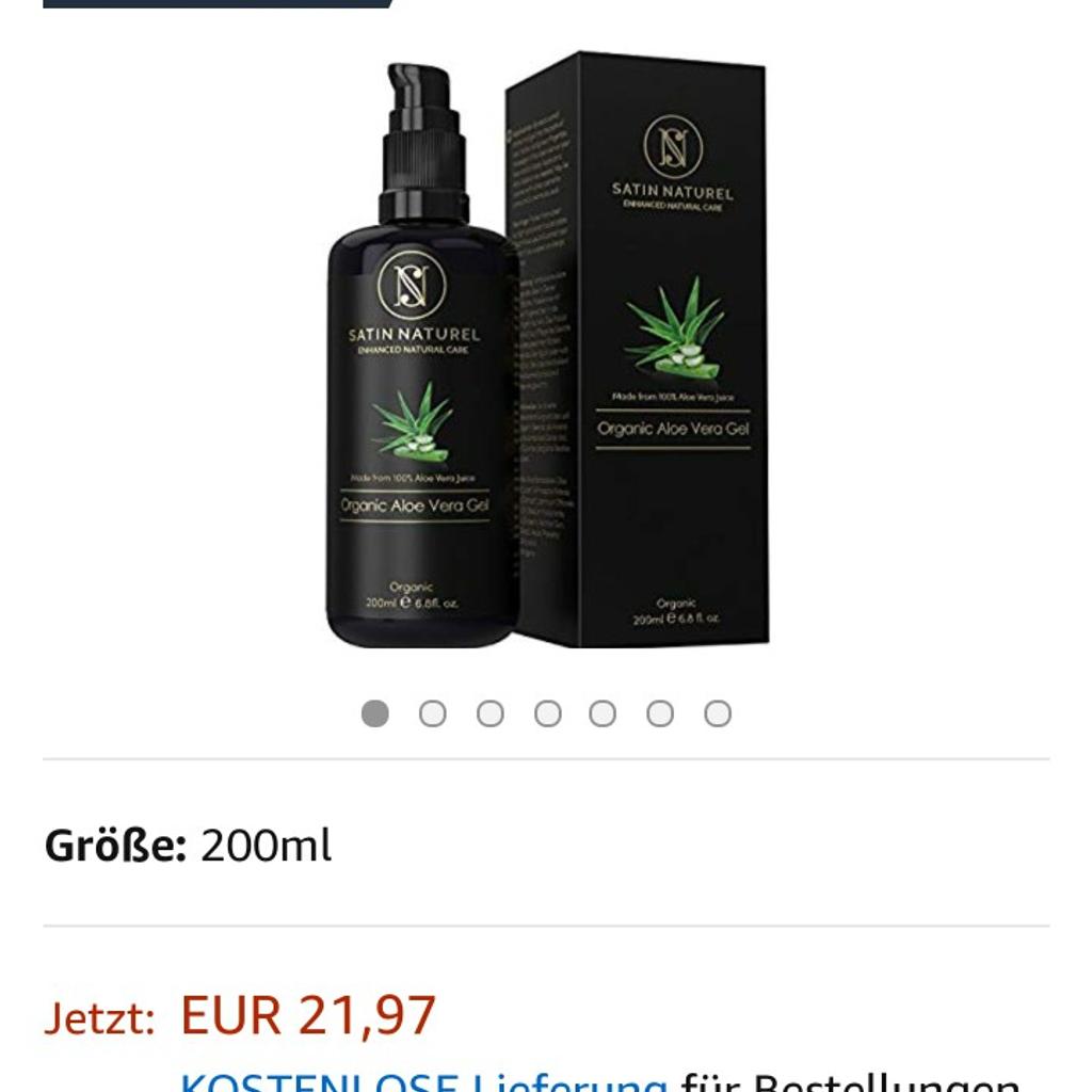 Satin Naturel Organic Aloe Vera Gel in 86159 Augsburg for 7.00 for sale |  Shpock