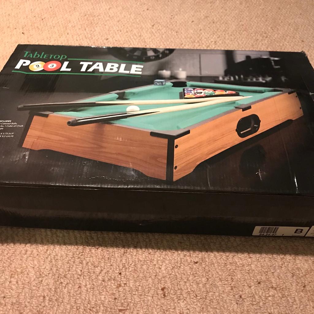 Mini tabletop pool table American Billard in BR3 Bromley for £5.00 for