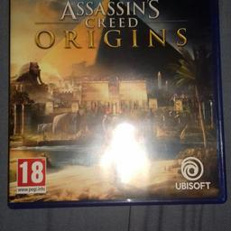 The newest assassins creed game for the playstaion 4. No scratches all in working order.