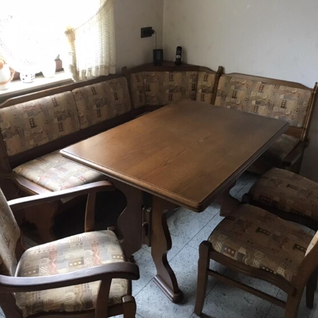 Eckbank mit Tisch und 3 Stühle in 68647 Biblis for €150.00 for sale