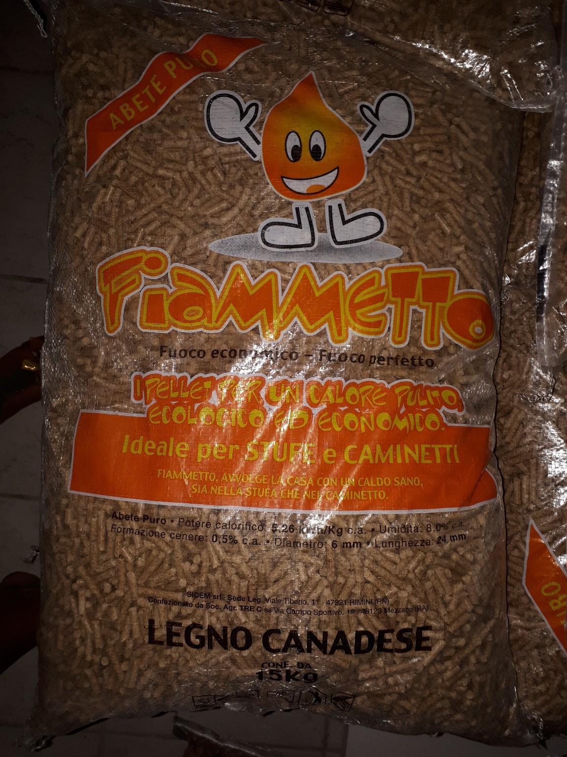 Pellet Canadese fiammetto in 48124 Ravenna for €3.75 for sale