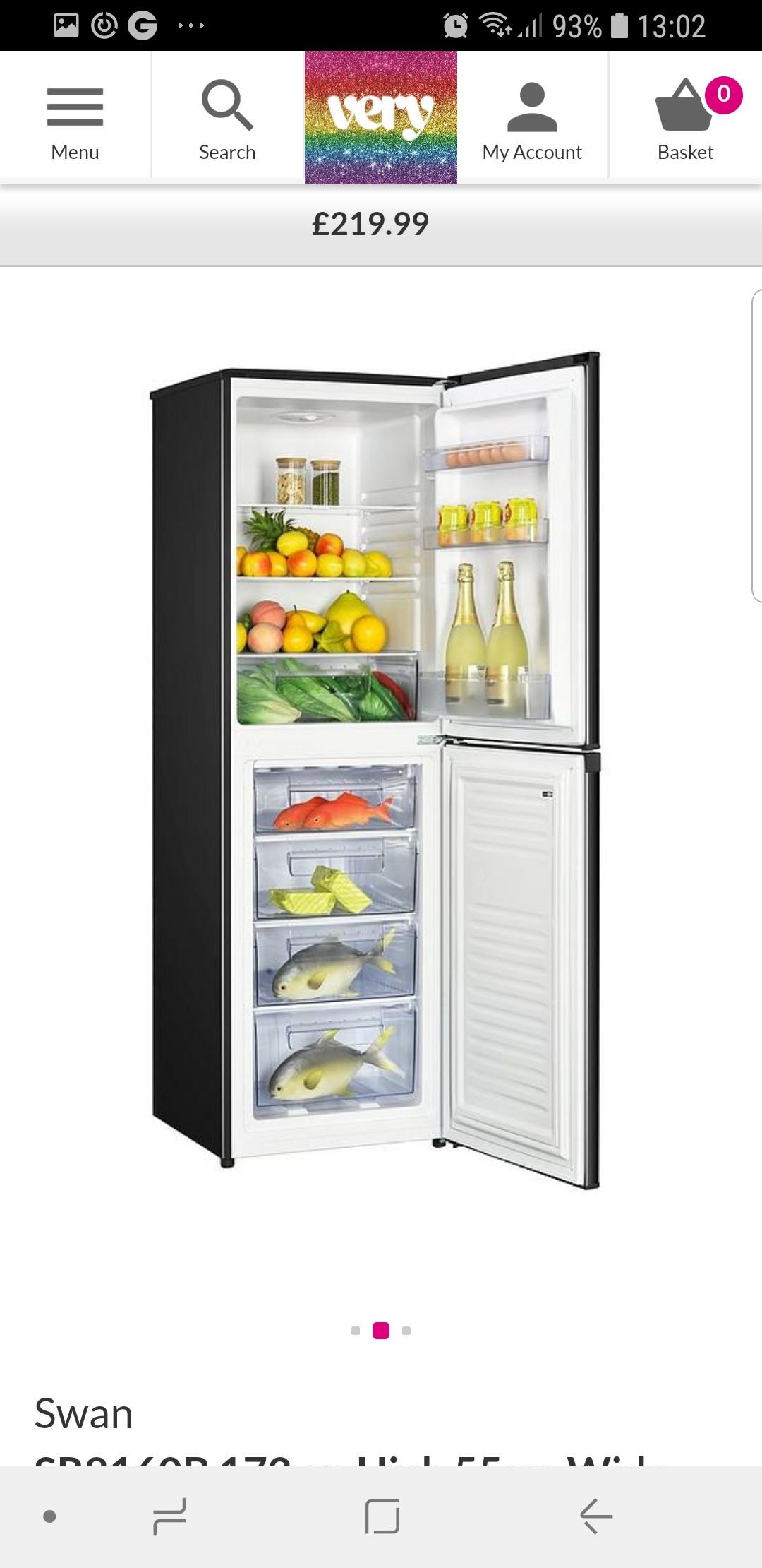 Swan fridge freezer in OL8 Oldham für £ 100,00 zum Verkauf Shpock AT