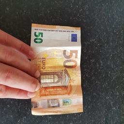 50 euro note worth £44.40