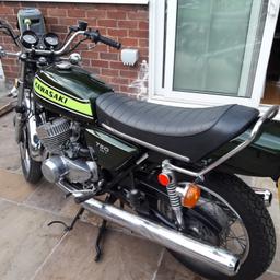 Kawasaki h2b 1974 clean condition run on pre mix but come with oil pipes to put back to auto lube comes with original tool kit tel 07597900303