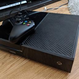 Xbox One in good condition with one pad and all the leads. Also selling my TV with it however there is no stand for the TV as it was originally on the wall.