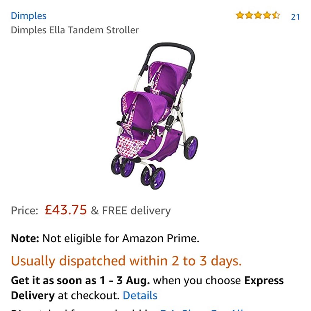 Dimples Ella twin buggy in WF16 Kirklees for 20.00 for sale Shpock