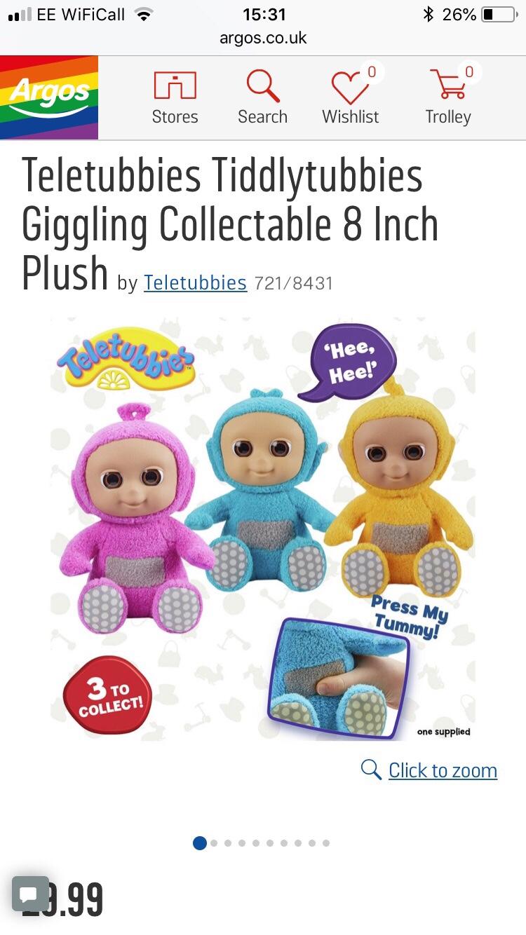 Argos tiddlytubbies best sale