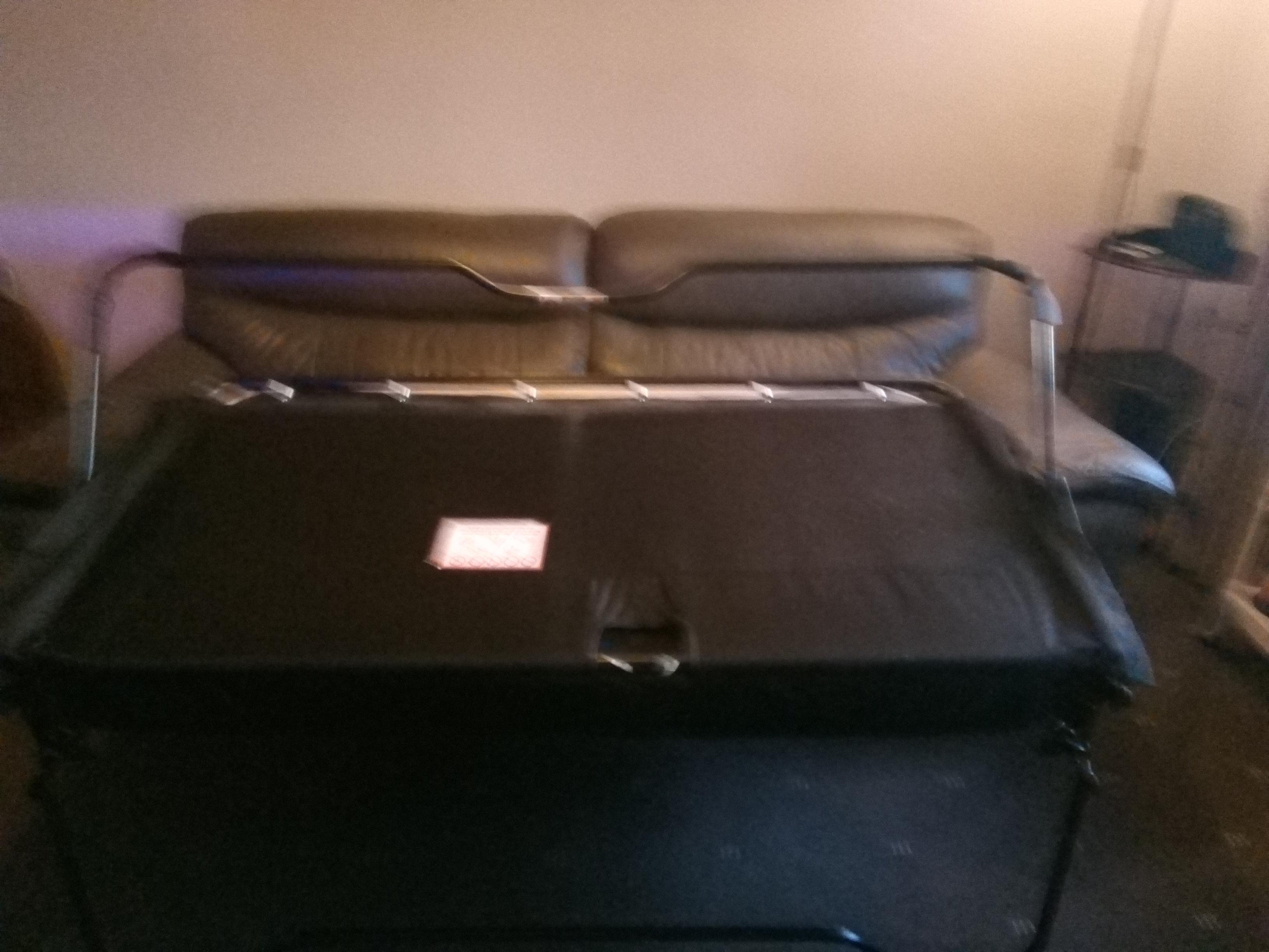 Leather sofa bed in Doncaster für 150,00 £ zum Verkauf Shpock DE