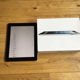 Ipad in great condition 2 cases although the apple case is very well worn, charger, fully boxed.