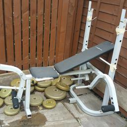 2 weight benches.. material on them have ripped.. just need a good clean and maybe apply some duck tape to them.. there now sat in the garden not getting used and taking up space. Also various sand weight sizes that come free with the bench if you wish to take them. Open to offers.
Thanks for looking