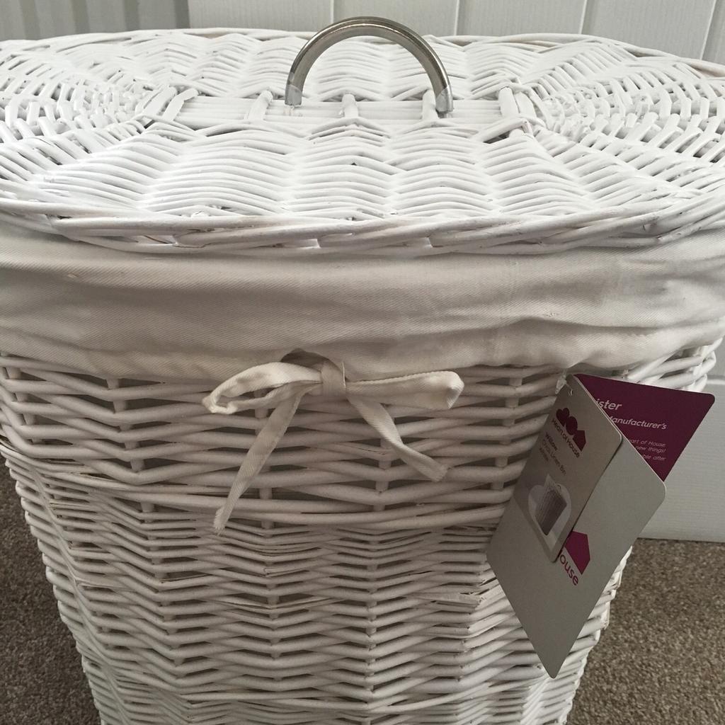 Argos wicker willow linen laundry bin basket in NG8 Nottingham for £15. ...