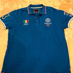 New Henri Lloyd blue polo shirt xxl