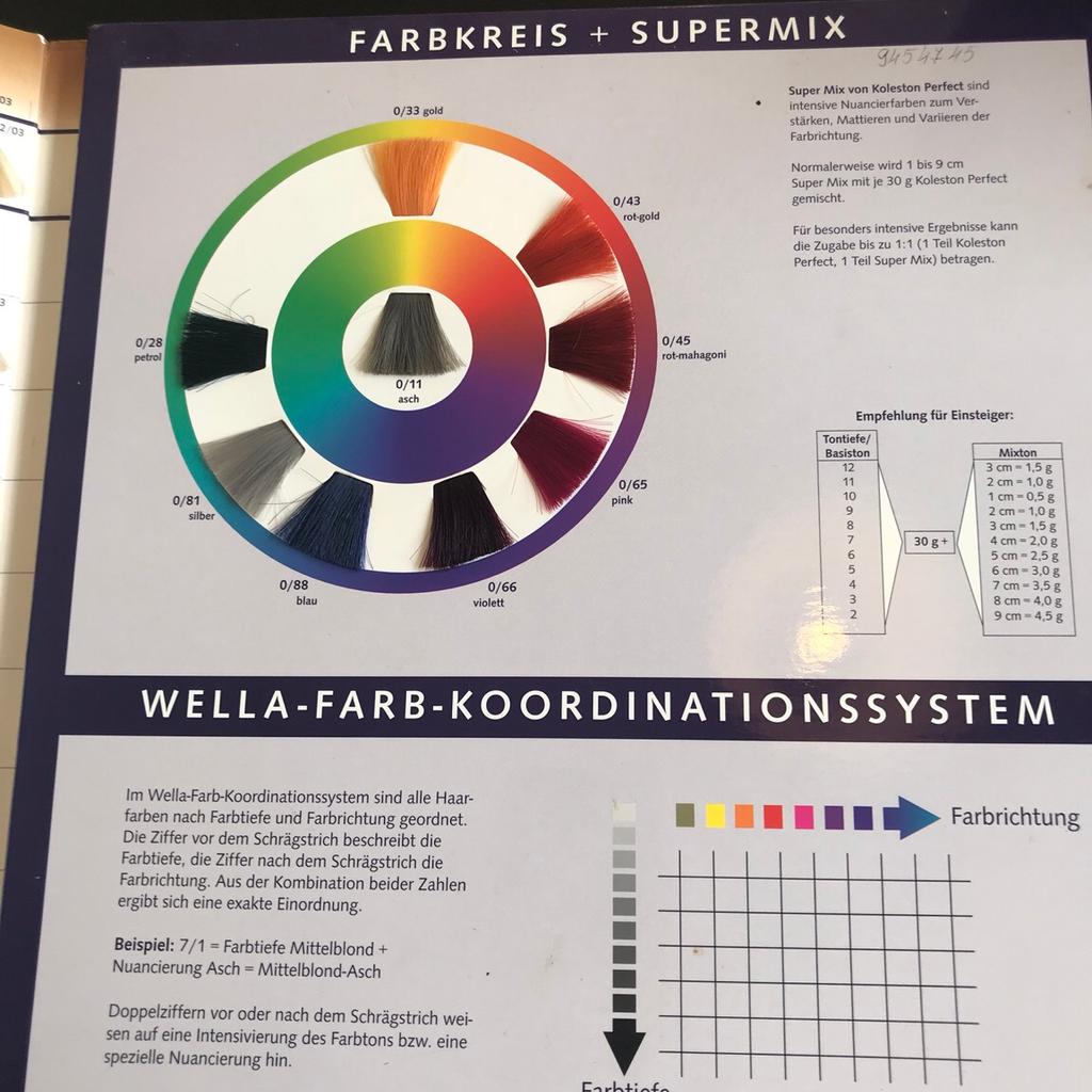 Wella colour chartold version in SL3 Langley für £ 13,00 zum Verkauf