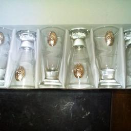 vendo set di bicchieri con inserti in argento come in foto